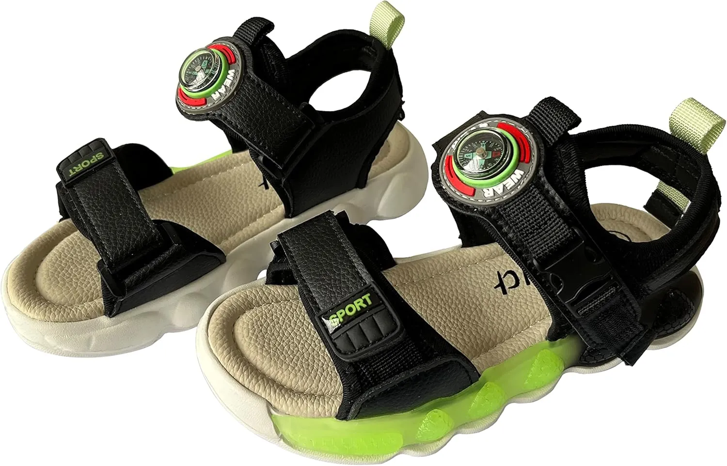 Boys Summer Sandals Sports Walking Beach Shoes Outdoor Open-toe Sandals for Kids