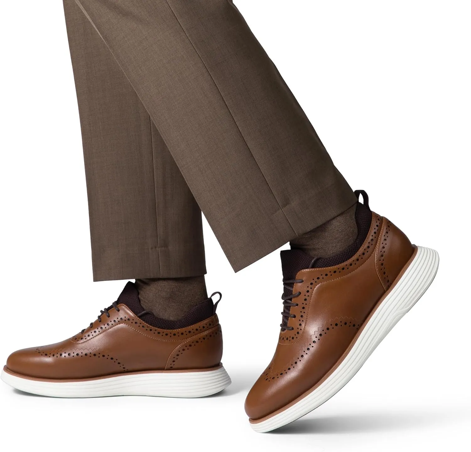 Bruno Marc Men's MaxFlex Dress Sneakers Oxfords Casual Wingtip Brogue Shoes
