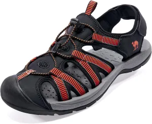 CAMELSPORTS Men's Hiking Sandals Closed Toe Outdoor Beach Sandal Waterproof Sport Fisherman Sandals Water Shoes