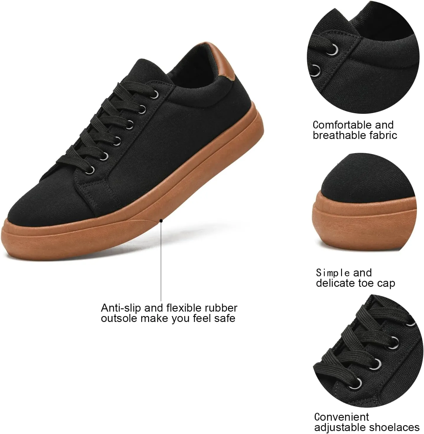 Canvas Shoes for Women and Men Low Top Lace Up Shoes Comfortable Tennis Shoes, Women's Fashion Sneakers Classic Casual Shoes