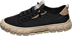 Canvas Shoes Men's Breathable New Men's Shoes Fashionable and Versatile Casual Board Mens Leather Shoes Casual Hand Sewn