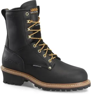 Carolina Elm 8” Waterproof Insulated Steel Toe Logger Boots for Men - Rugged Men’s Work Boots with 600g Thinsulate and Slip-Resistant Outsoles