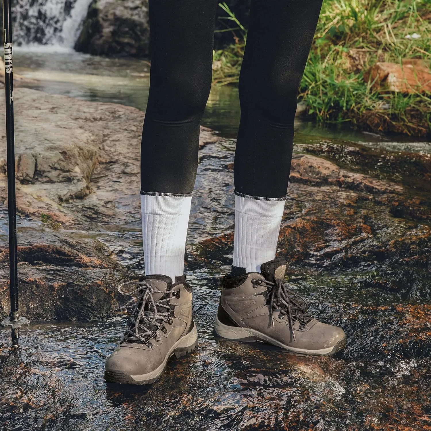 CC-Los Women's Hiking Boots Waterproof Outdoor Trekking Camping Trail Hiking Shoes