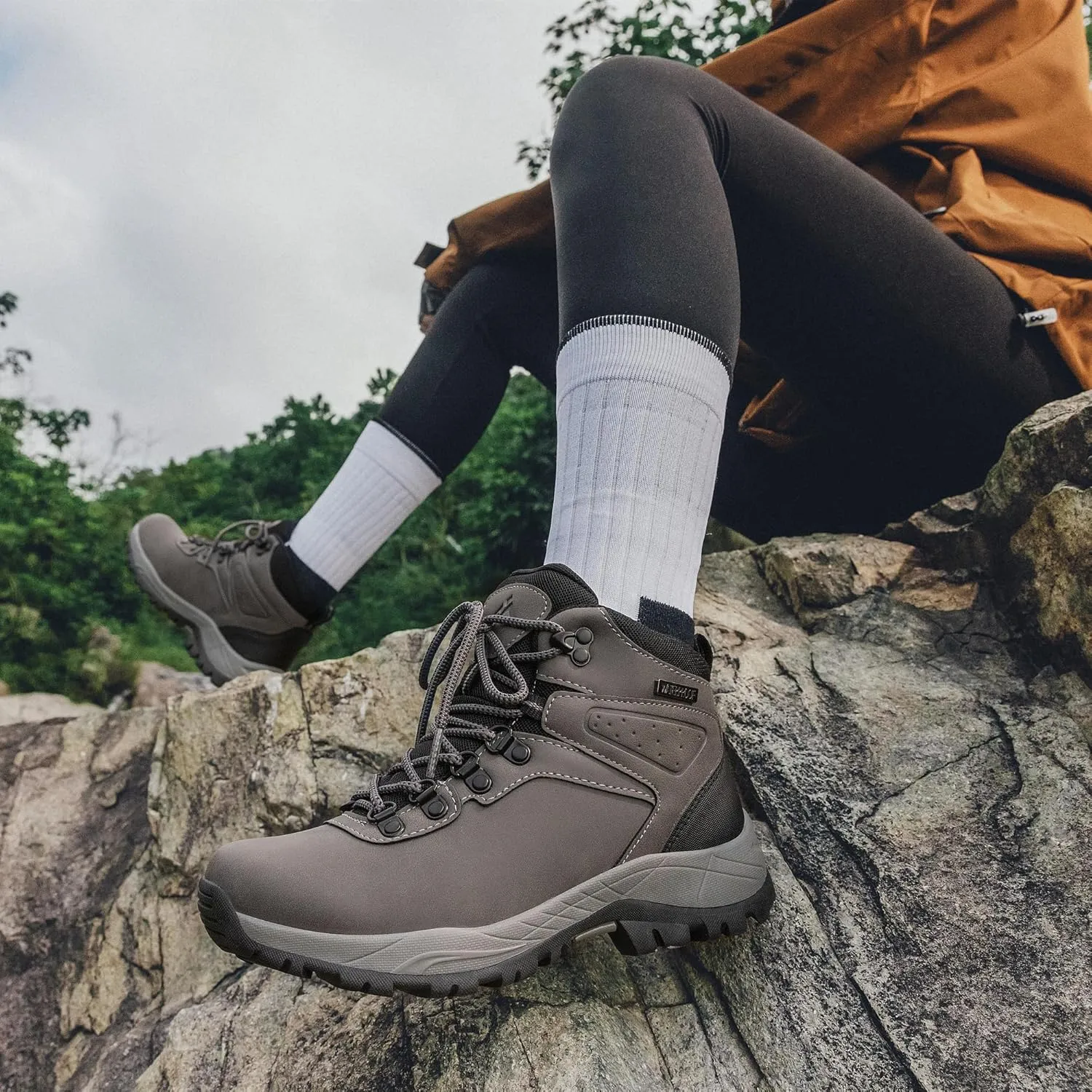 CC-Los Women's Hiking Boots Waterproof Outdoor Trekking Camping Trail Hiking Shoes