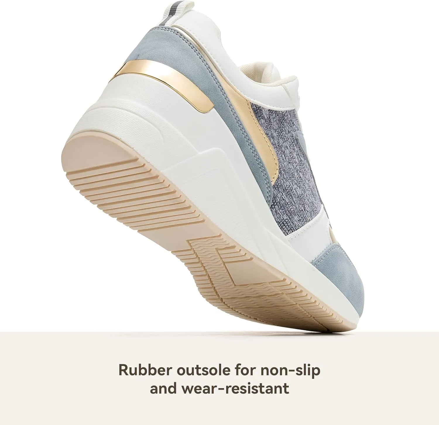 Cestfini Fashion Wedge Heeled Sneakers for Women