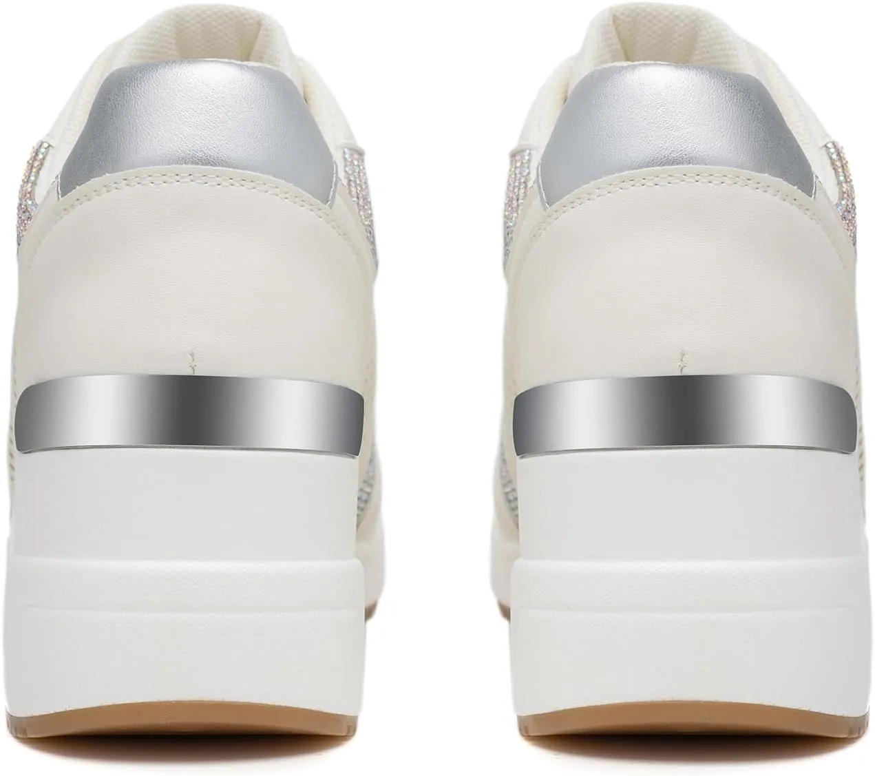Cestfini Wedge Sneakers for Women - Wedge Tennis Shoes Non-Slip Women Fashion Sneakers