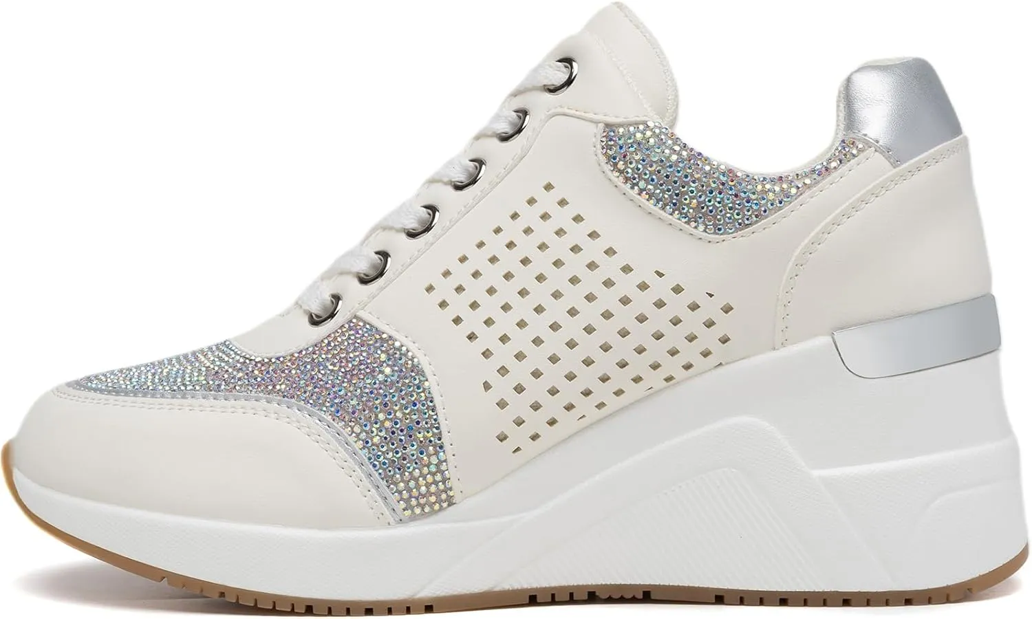 Cestfini Wedge Sneakers for Women - Wedge Tennis Shoes Non-Slip Women Fashion Sneakers