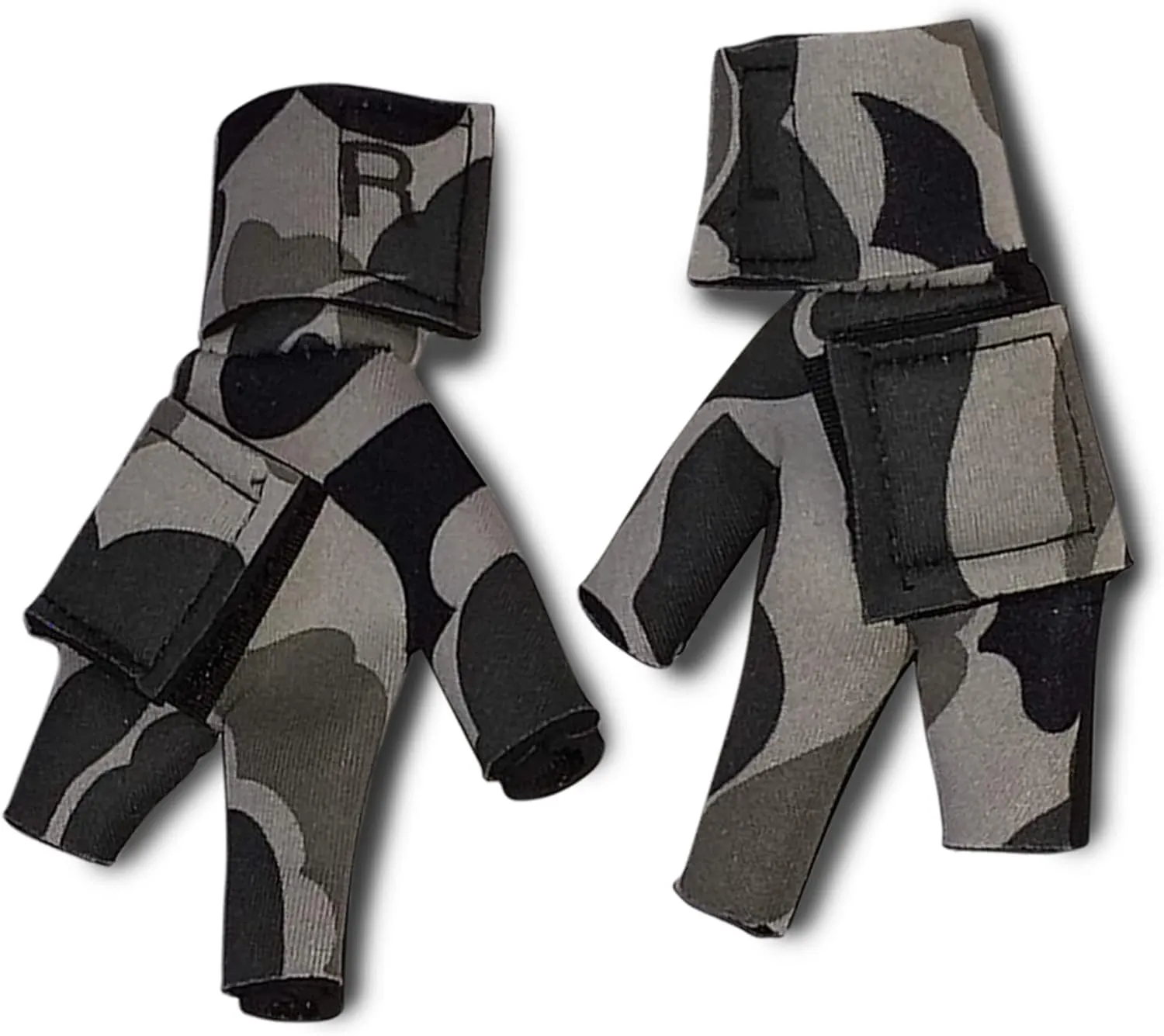 Chicken Shoes for Injured Feet – Protective Neoprene Footwear for Chicken, Open-Toe Design for Bumblefoot Relief, Made in USA - Standard, 3" Max. Inside Width, Gray Camouflage