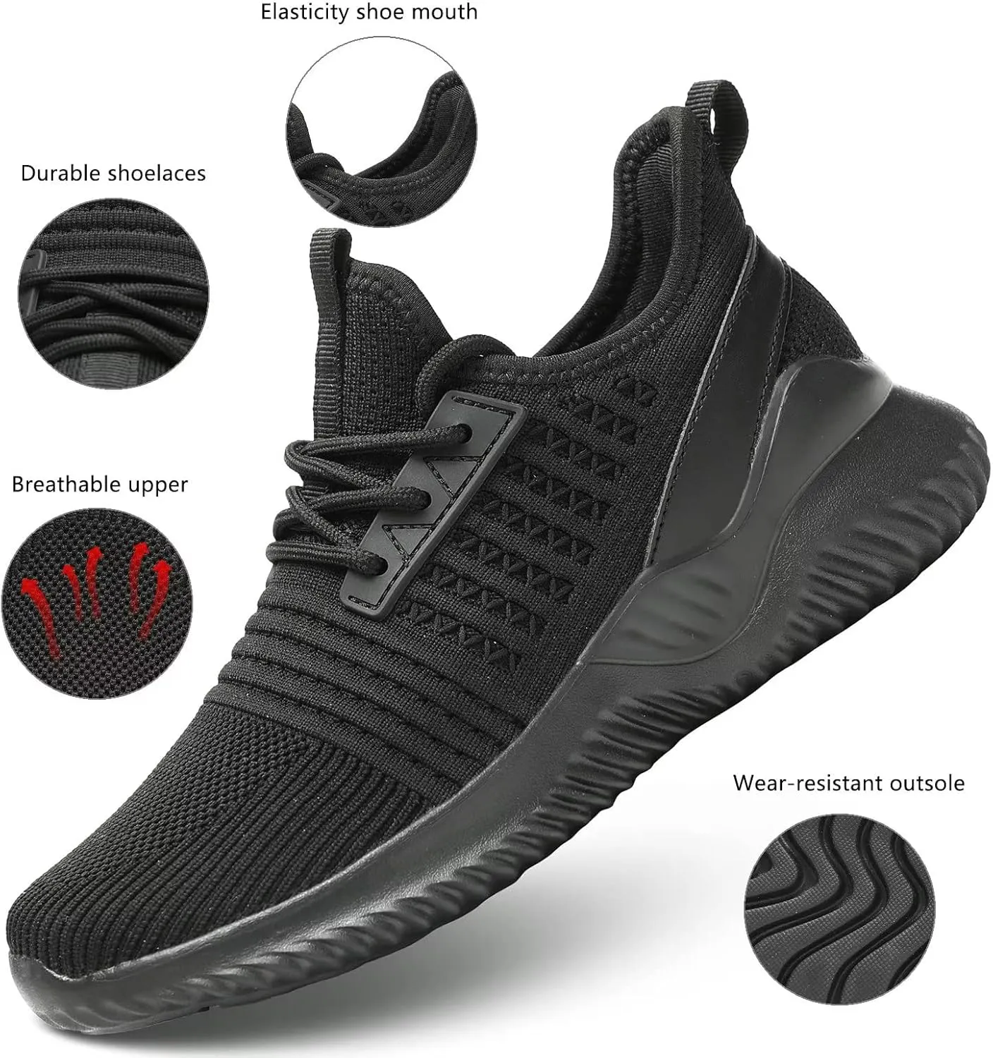 Chopben Women's Walking Shoes Lightweight Breathable Running Shoes Non Slip Athletic Fashion Sneakers Mesh Workout Casual Sports