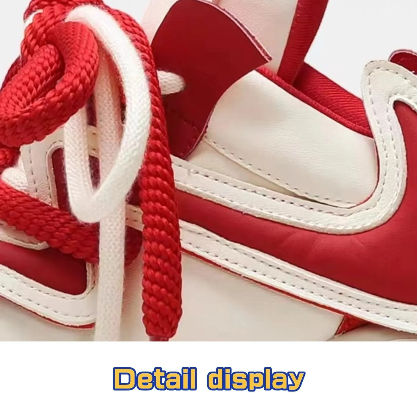 Chunky Platform Sneakers for Women & Girls 2.3-Inch Thick Sole Walking Shoes Travel & Gift