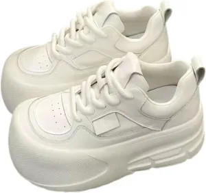 Chunky Sneakers for Women & Girls 2.1-Inch Platform Comfort Walking Shoes with Thick Sole for Travel & Gift Giving