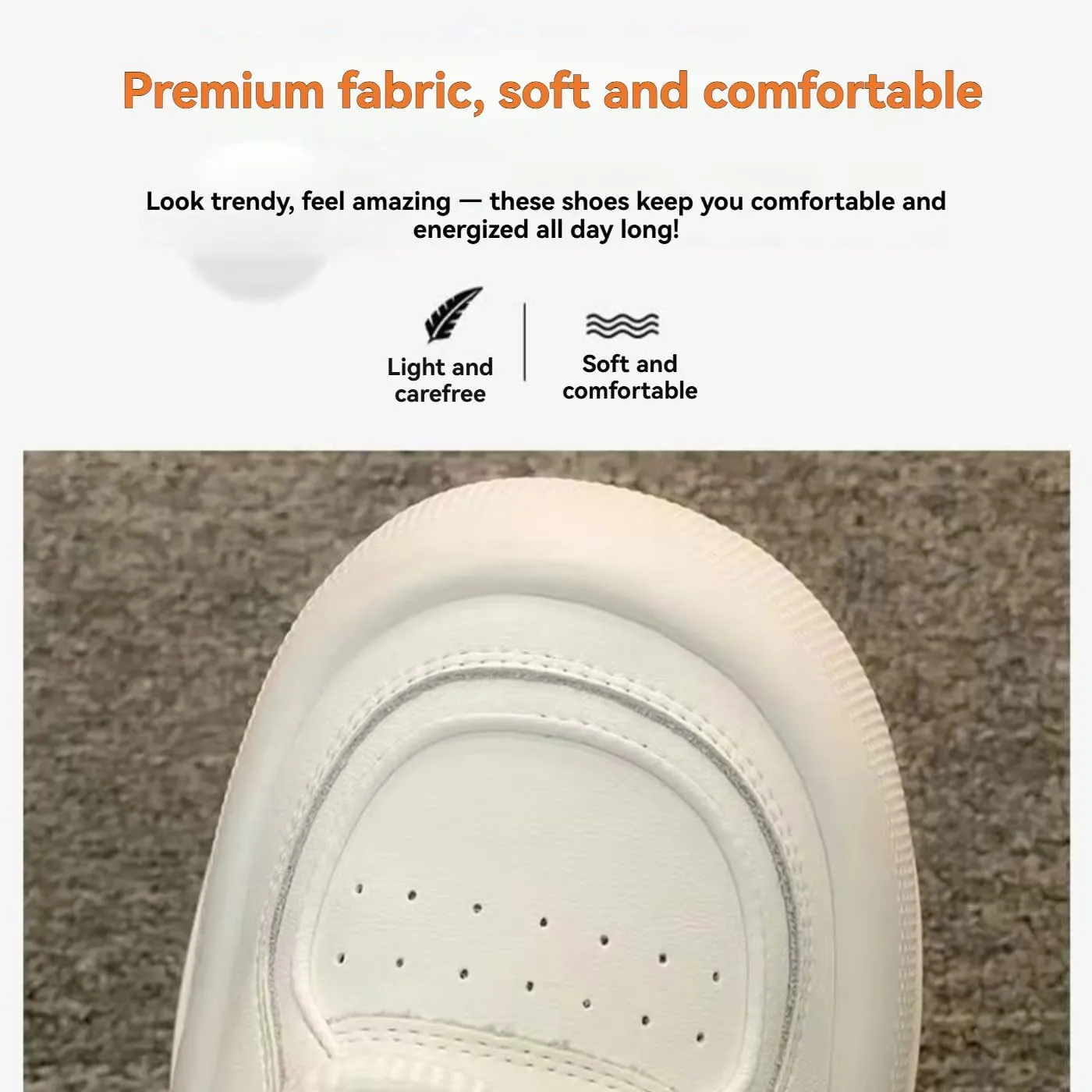 Chunky Sneakers for Women & Girls 2.1-Inch Platform Comfort Walking Shoes with Thick Sole for Travel & Gift Giving