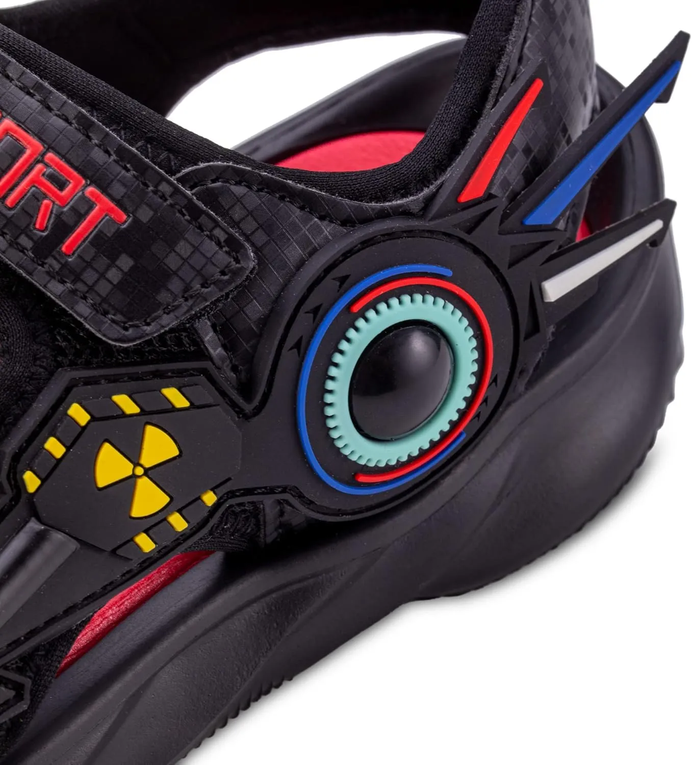 Closed Toe Sandals for Boys and Girls for Active Play and Activities; Adjustable Hook and Loop Straps, Breathable Mesh Upper, Comfortable and Thick Non-Slip Sole; Boys Sandals for Beach, Pool, Bikes, Walking