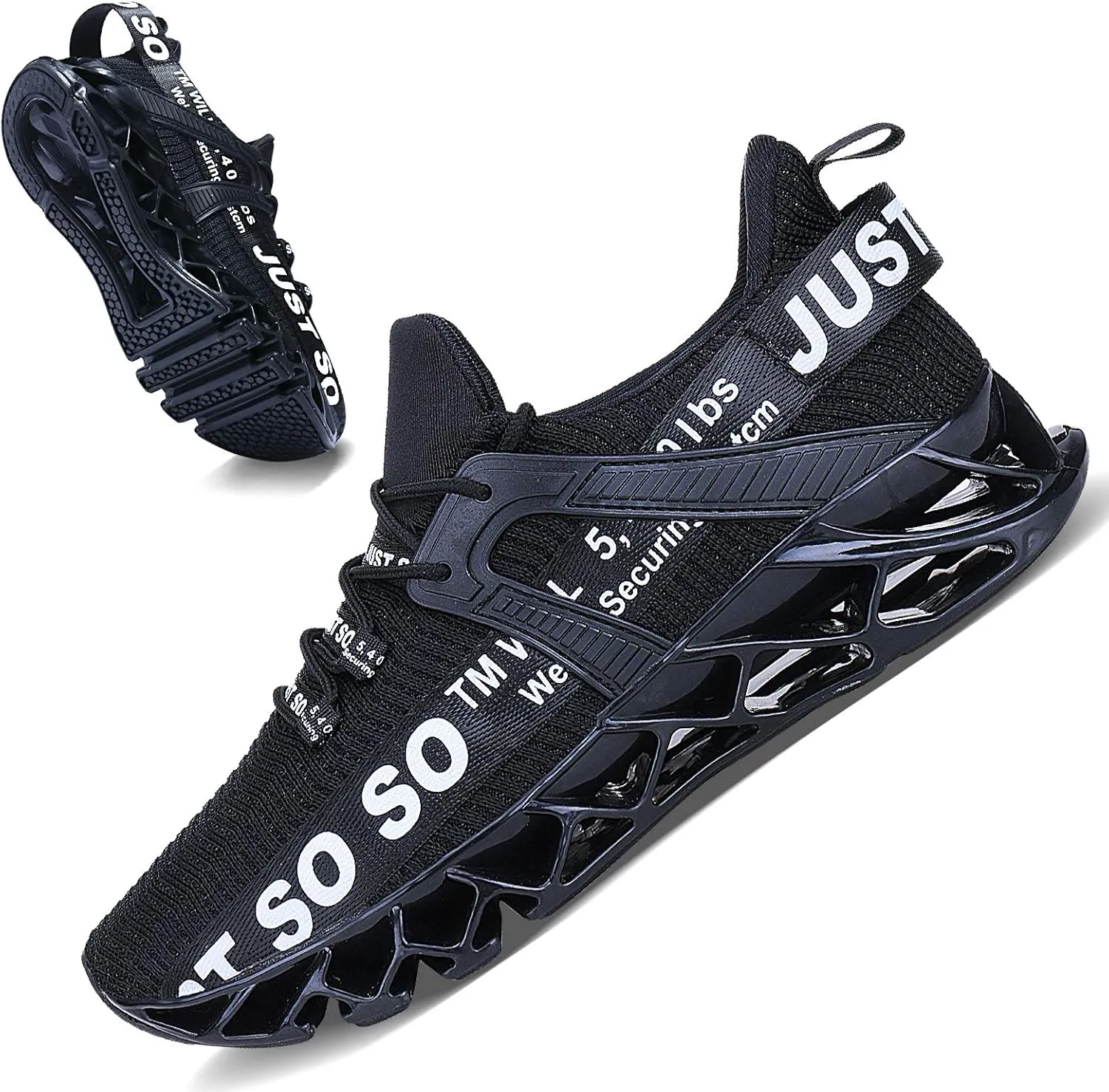 COKAFIL Mens Running Shoes Walking Athletic Blade Tennis Shoe