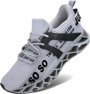 COKAFIL Mens Running Shoes Walking Athletic Blade Tennis Shoe