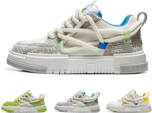 Cool Chunky Sneaker for Women Y2K Sporty Platform Sneakers Thick Sole Aesthetic Walking Shoes