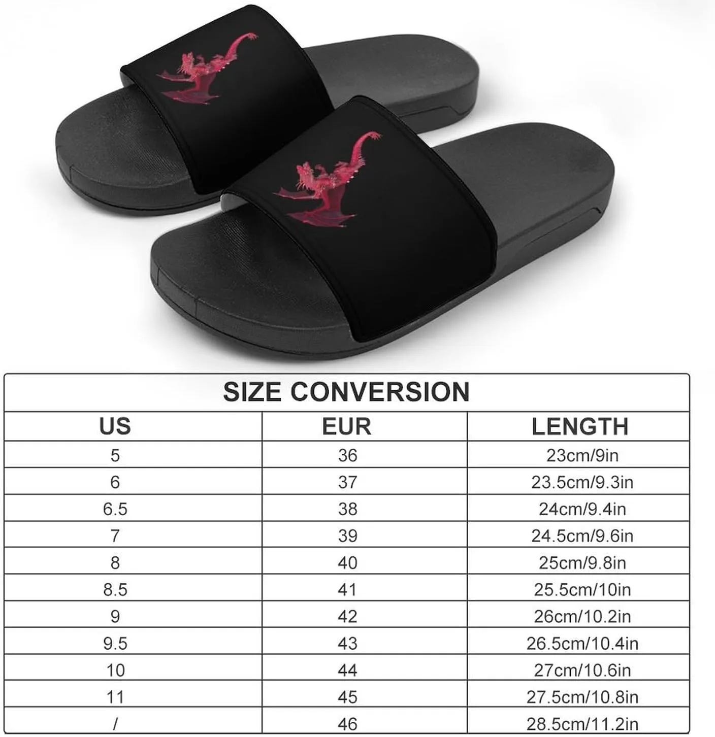 Cool Dragon House Slippers for Women Men Shower Slides Bathroom Sandals