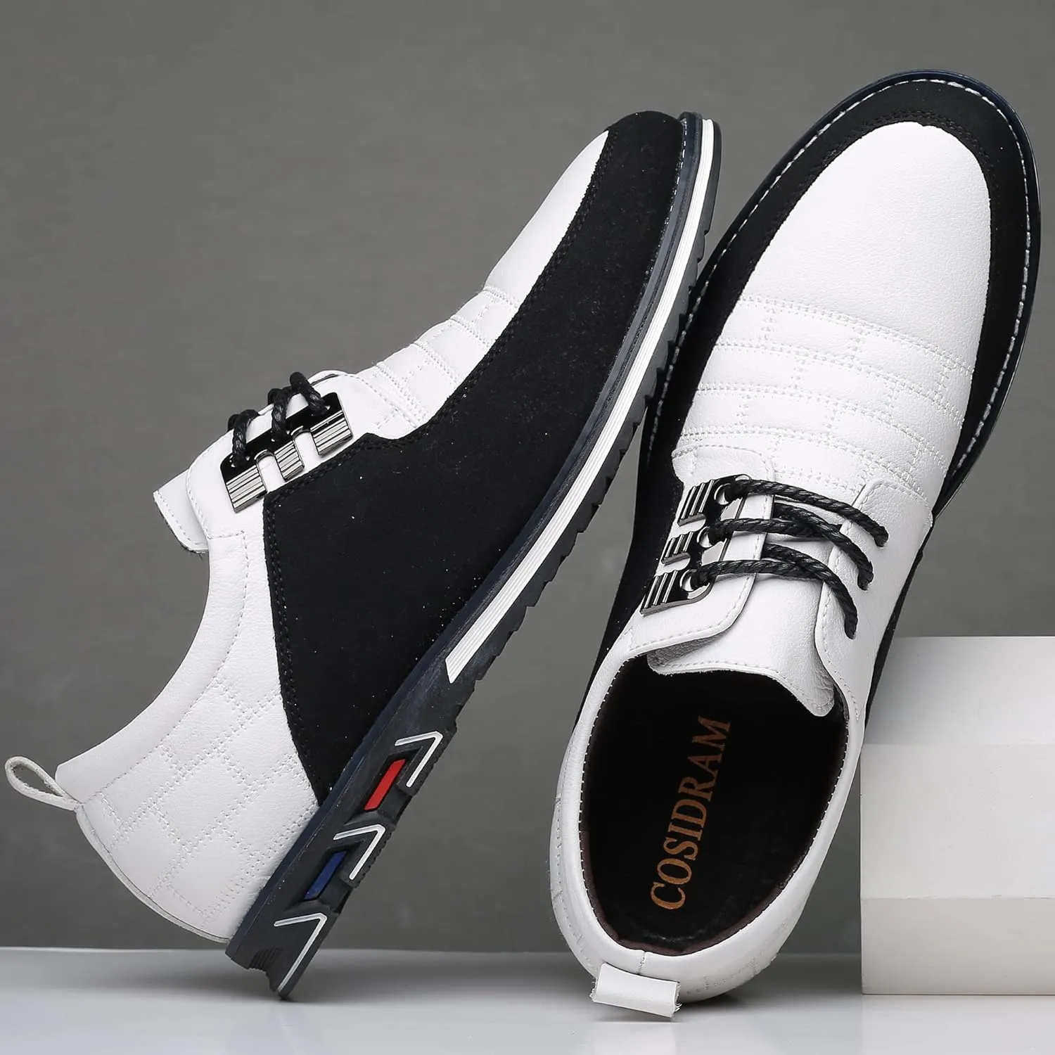 COSIDRAM Men Casual Shoes Fashion Business Luxury Dress Shoes Office Loafers Flats Sneakers for Male