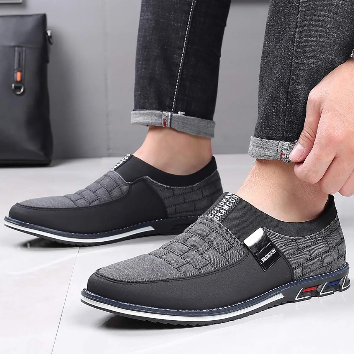 COSIDRAM Men Casual Shoes Fashion Business Luxury Dress Shoes Office Loafers Flats Sneakers for Male