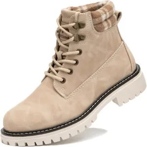 COTTIMO Work Hiking Snow Boots for Women - Waterproof Winter Ankle Shoes Non Slip Fashion Lightweight Casual Cute Fur Warm Booties