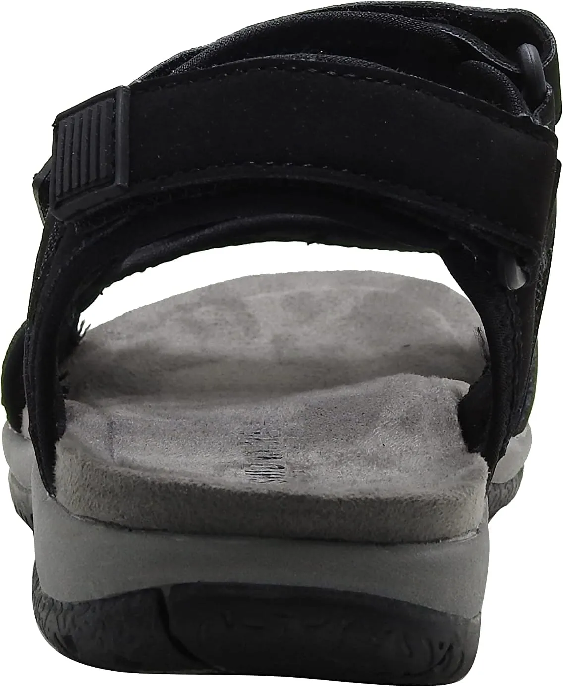 CUSHIONAIRE Women's Pace comfort footbed outdoor sandal with adjustable straps and  Memory Foam, Wide Widths Available