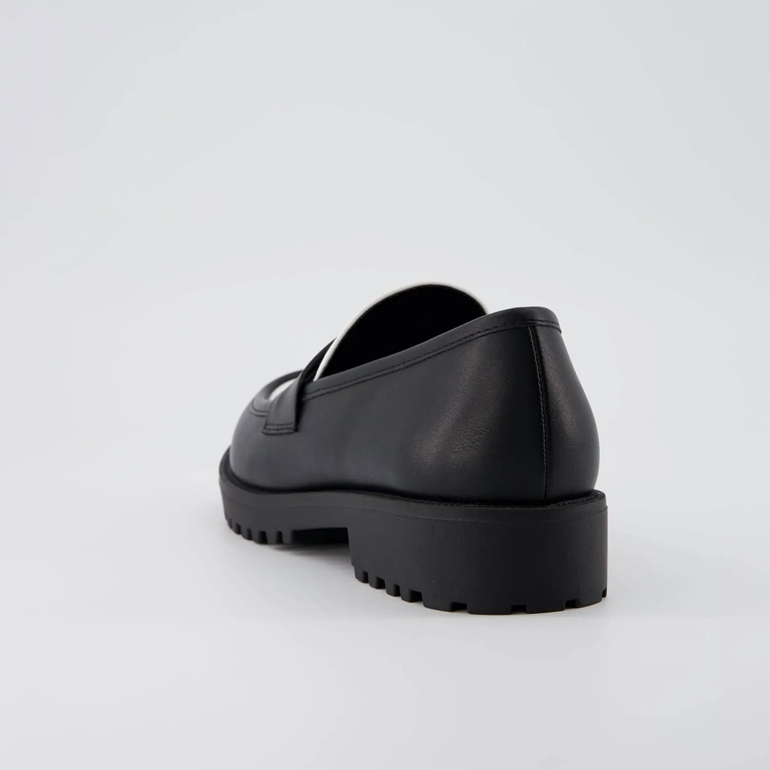 CUSHIONAIRE Women's Reggio Black/White Slip on Loafer  Memory Foam, Wide Widths Available