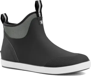 Deck Boots for Men, Waterproof Insulated Mens Rain Boots, Anti-Slip Ankle Fishing Boots, Rubber Boots with High Traction for Outdoor, Size 6-13