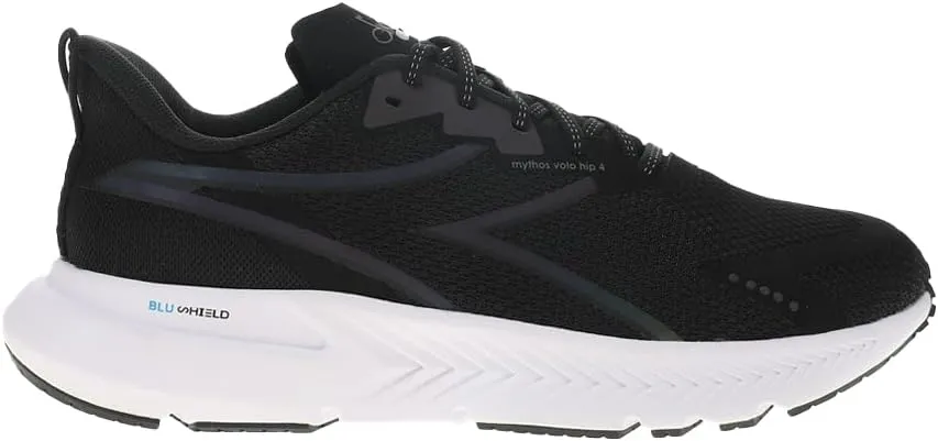Diadora Womens Mythos Blushield Volo 4 Hip Running Sneakers Shoes - Black