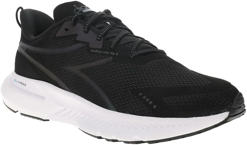 Diadora Womens Mythos Blushield Volo 4 Hip Running Sneakers Shoes - Black