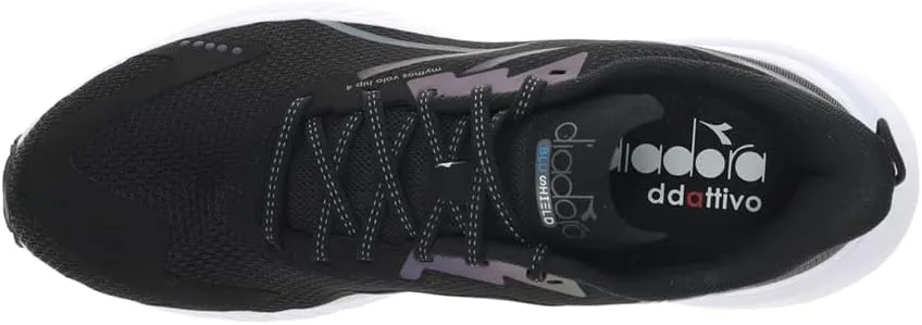 Diadora Womens Mythos Blushield Volo 4 Hip Running Sneakers Shoes - Black
