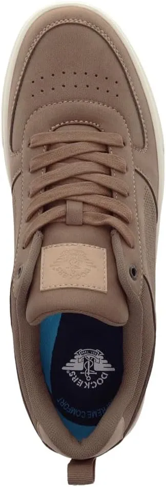 DOCKERS Mens Landon Synthetic Leather Casual Lace Up Sneaker Shoe