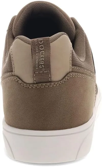 DOCKERS Mens Landon Synthetic Leather Casual Lace Up Sneaker Shoe