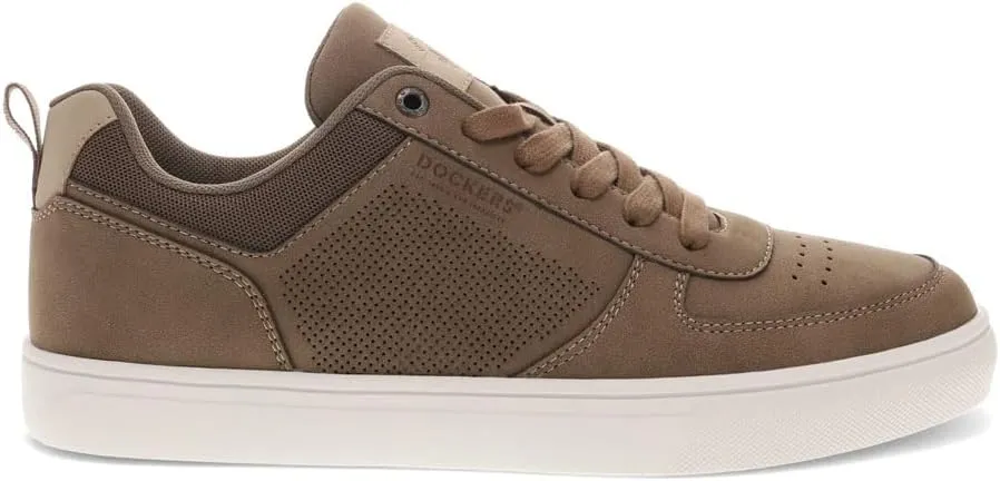 DOCKERS Mens Landon Synthetic Leather Casual Lace Up Sneaker Shoe
