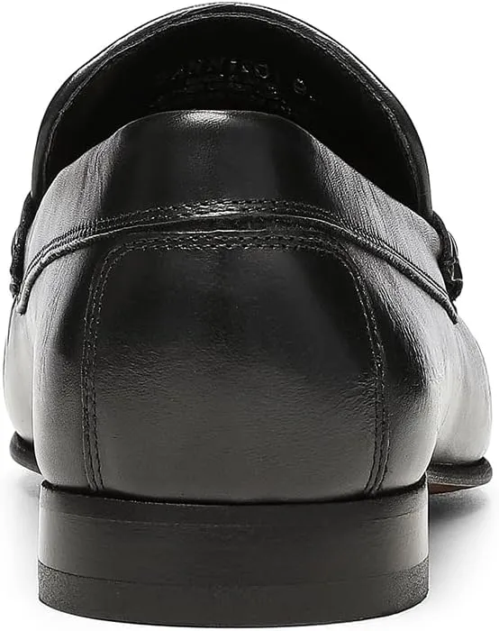 Donald Pliner Dannie Slip-On Leather Loafer - Stacked Heel – Classic Dress Loafers for Men, Memory Foam Insole, Men’s Driving Shoes, Leather Shoes for Men