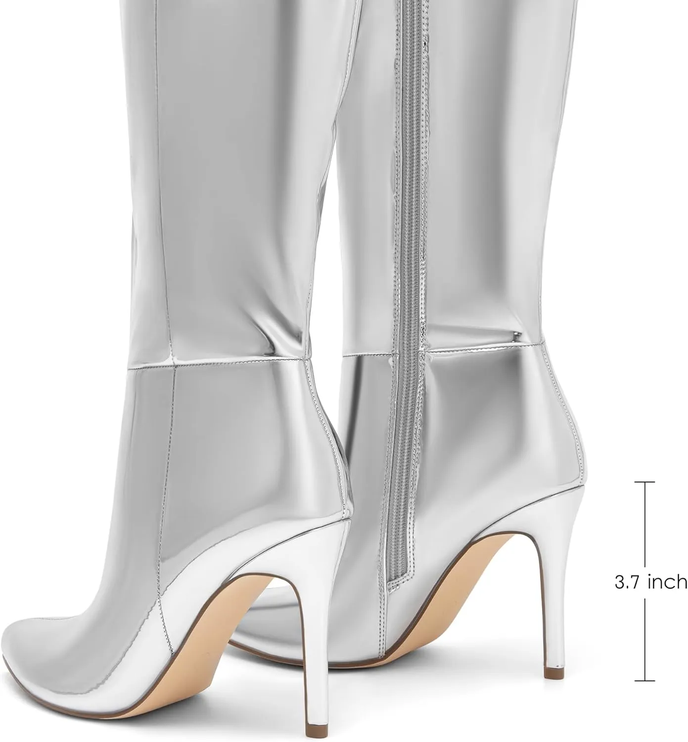 DREAM PAIRS Knee High Boots for Women, Sexy Pointed Toe Stiletto High Heel Boots, Fashion & Classic Dress Shoes
