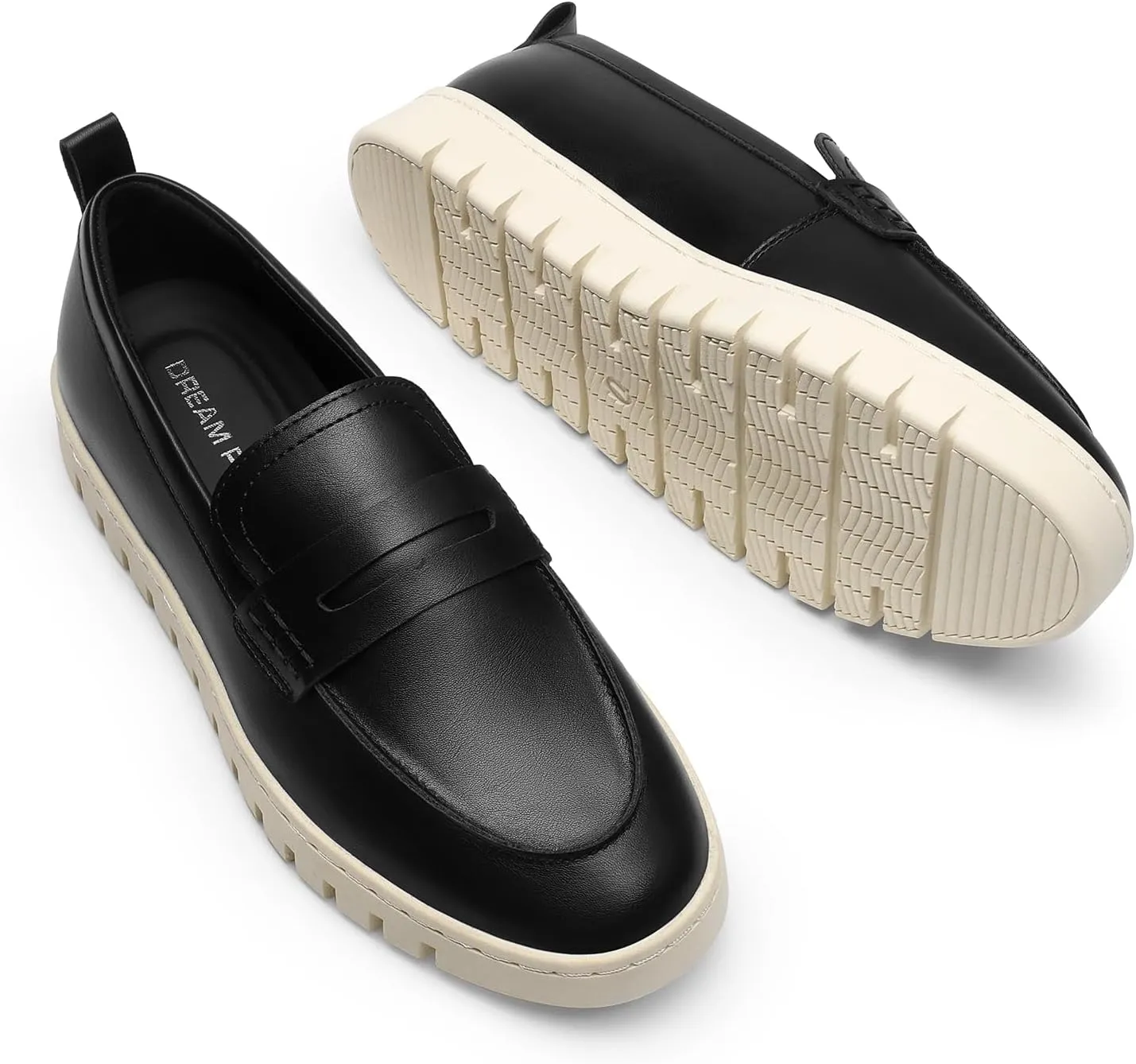 DREAM PAIRS Loafers for Women Casual Comfortable Slip On Business Work Loafer Shoes with Arch Support