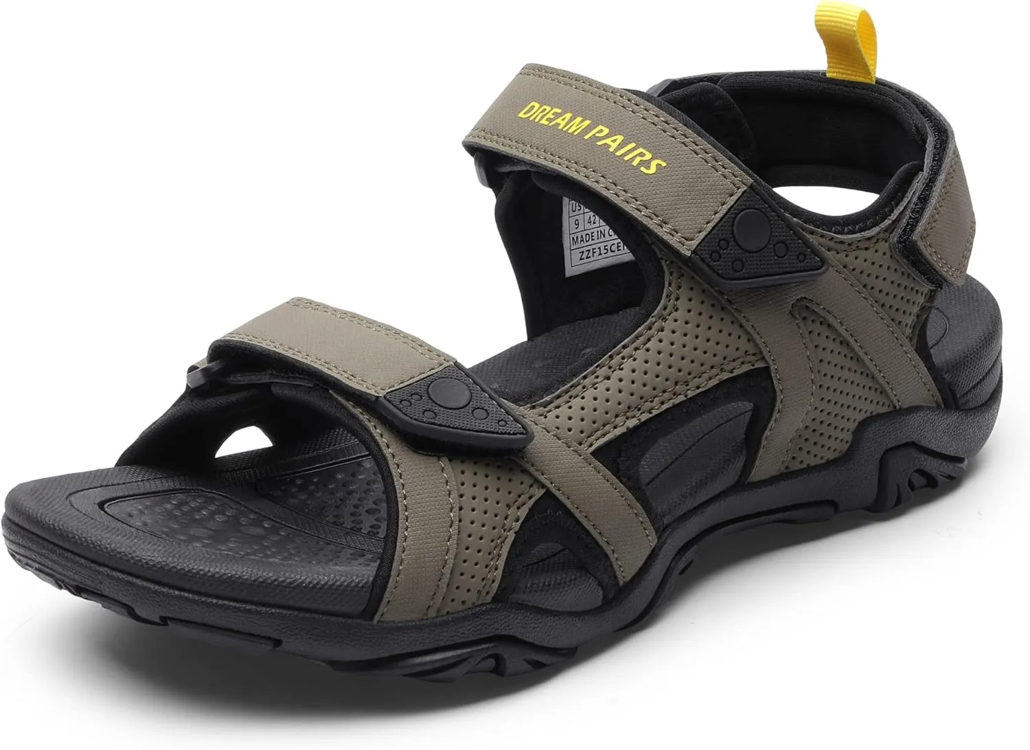 DREAM PAIRS Men's Sandals Hiking Water Beach Sport Outdoor Athletic Arch Support Summer Sandals