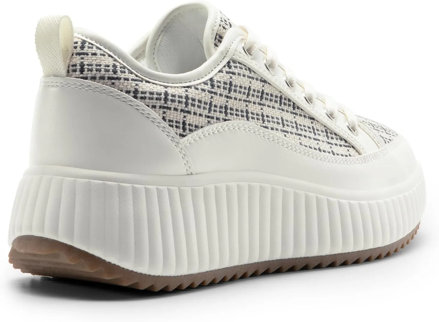 DREAM PAIRS Women Platform Chunky Lightweight Comfortable Casual Lace-Up Sky Walking Fashion Sneakers