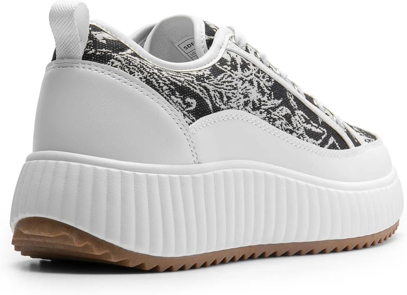 DREAM PAIRS Women Platform Chunky Lightweight Comfortable Casual Lace-Up Sky Walking Fashion Sneakers