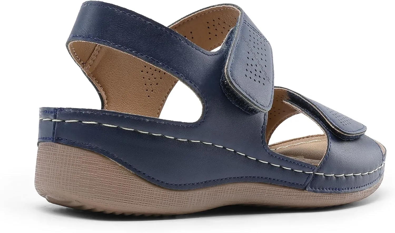 DREAM PAIRS Women's Comfortable Dressy Flats Sandals Open Toe One Band Casual Walking Sandals for Summer