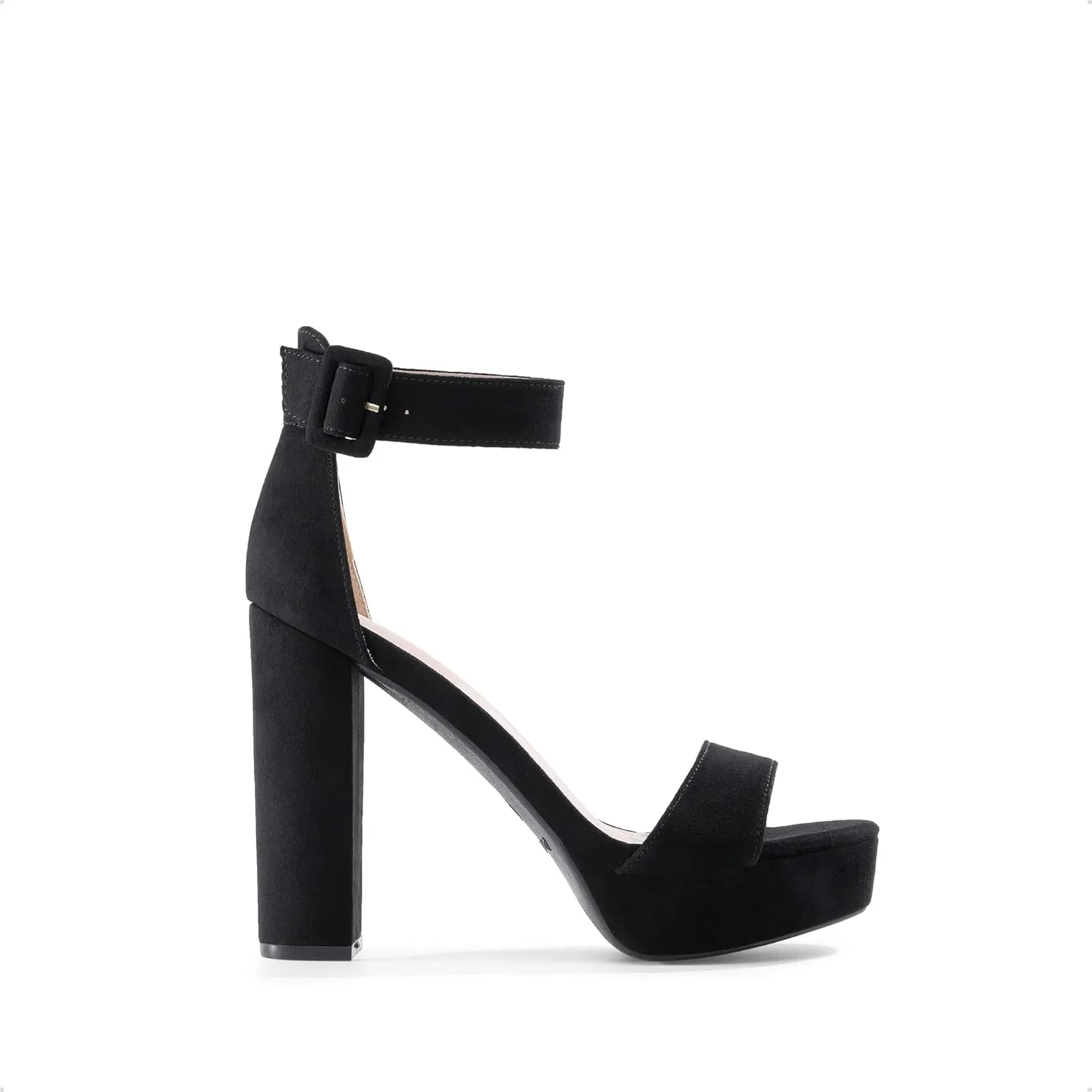DREAM PAIRS Women's Hi-lo Heeled Sandal