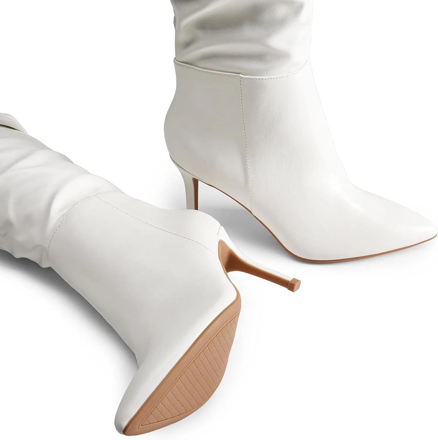 DREAM PAIRS Women's High Heels Over The Knee Boots Thigh High Pointed Toe Stiletto Long Fall Sexy Boots