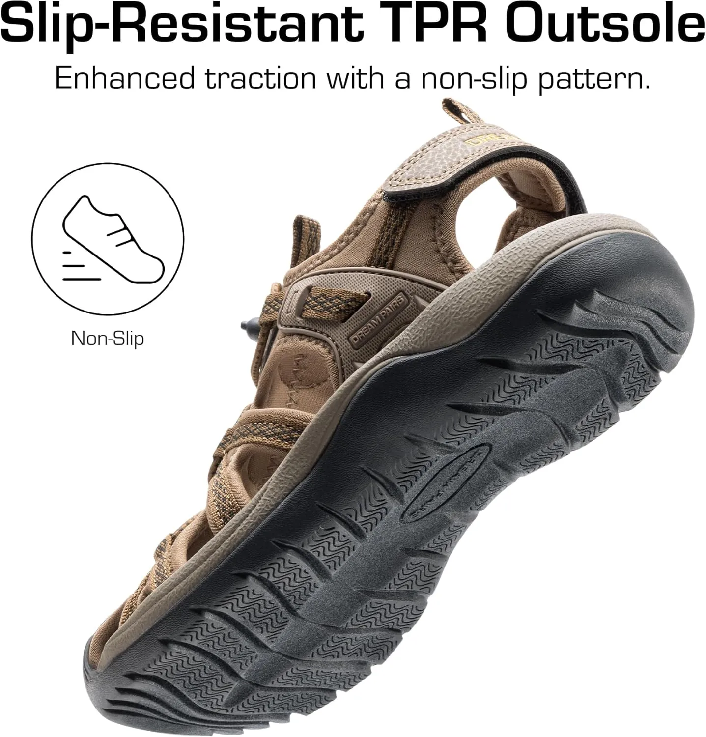 DREAM PAIRS Women's Hiking Sandals Adventurous Summer Sports Shoes Outdoor