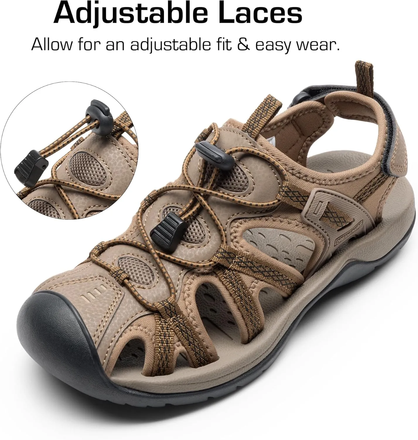 DREAM PAIRS Women's Hiking Sandals Adventurous Summer Sports Shoes Outdoor
