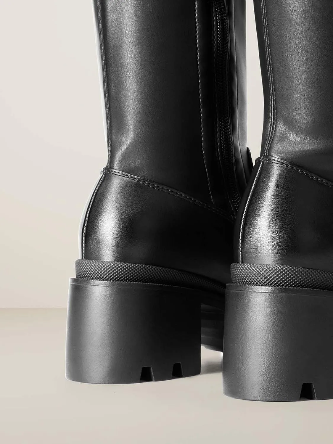DREAM PAIRS Women's Knee High Boots, Platform Over The Knee High Chunky Heel Fashion Boots for Women