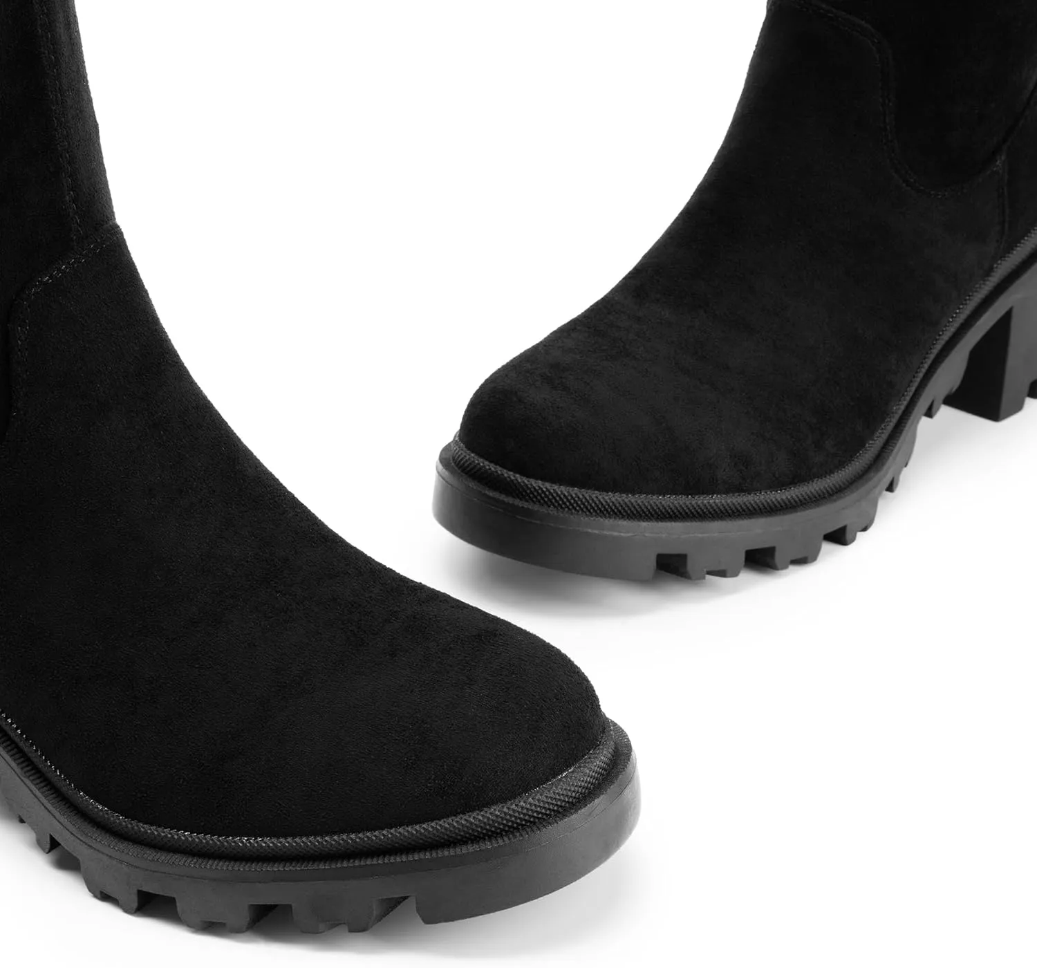 DREAM PAIRS Women's Knee High Boots, Platform Over The Knee High Chunky Heel Fashion Boots for Women