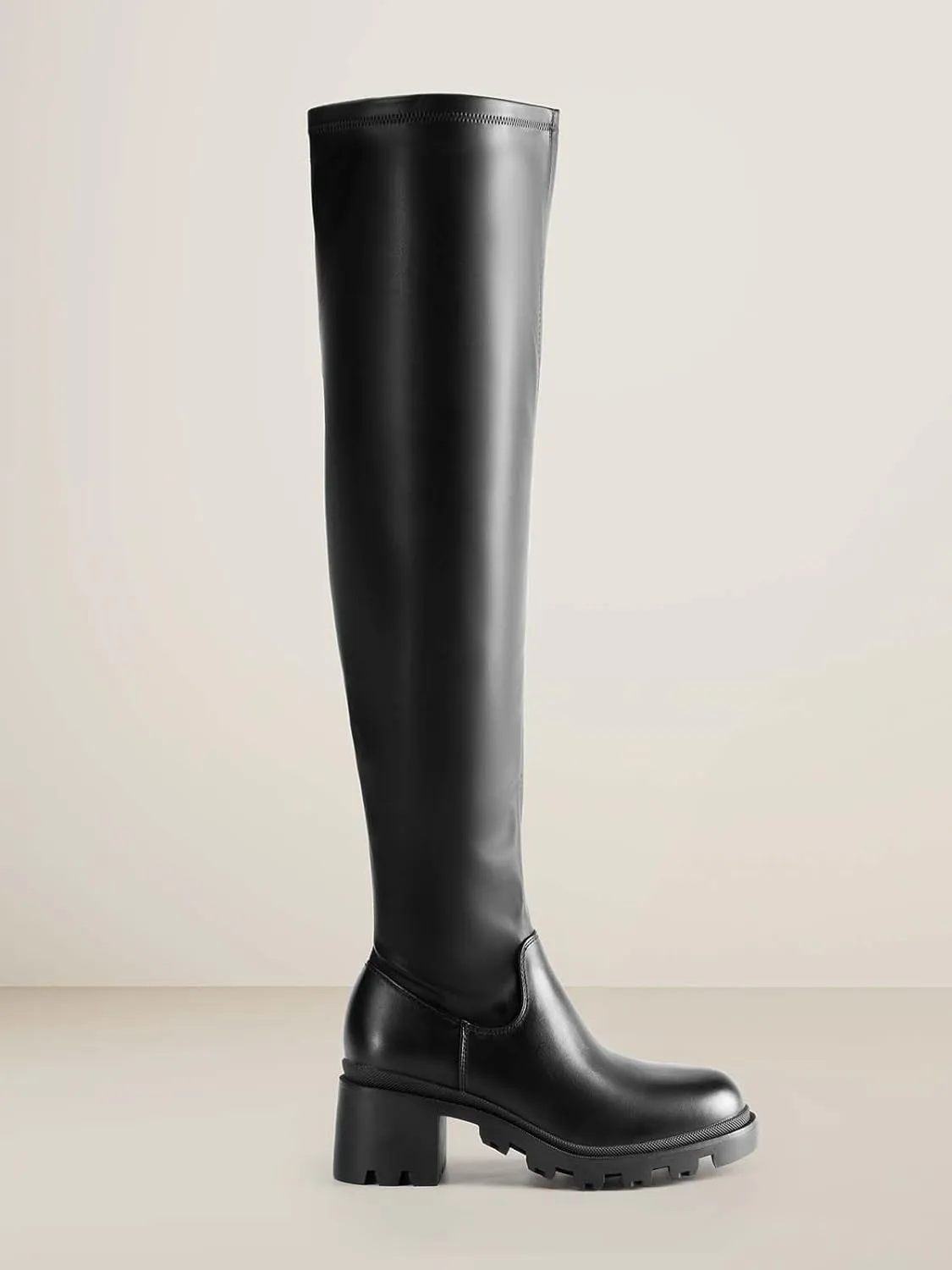 DREAM PAIRS Women's Knee High Boots, Platform Over The Knee High Chunky Heel Fashion Boots for Women