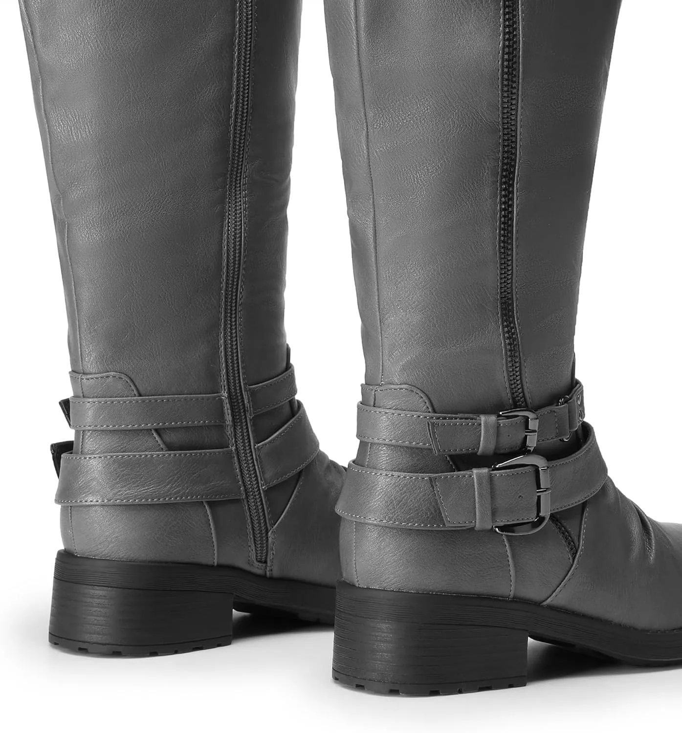 DREAM PAIRS Women's Knee High Riding Boots Wide Calf