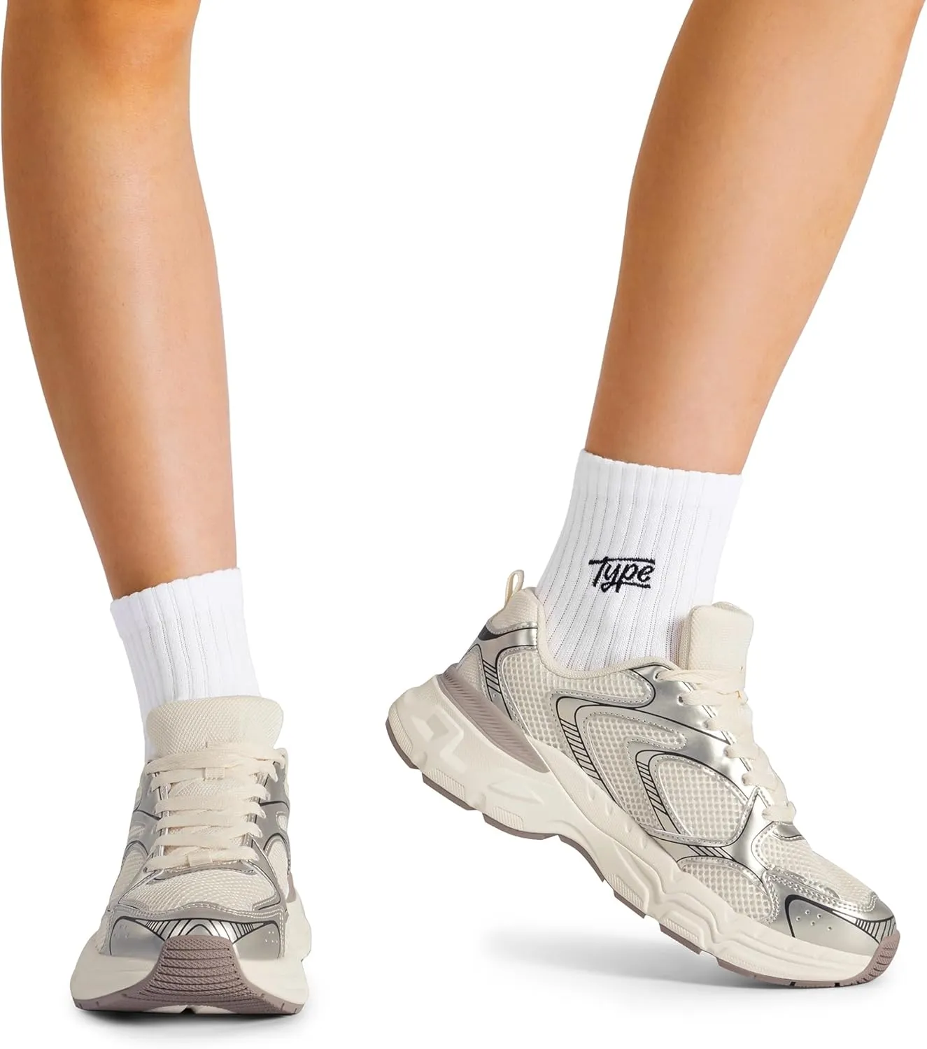 DREAM PAIRS Women's Platform Chunky Fashion Sneakers Walking Lace-Up Celi Comfortable Y2K-Style Sneakers Workout Sport Work Casual Tennis Shoes