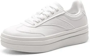 DREAM PAIRS Women's Platform Fashion Sneakers Chunky Casual Tennis Shoes Trendy Sneakers for Women
